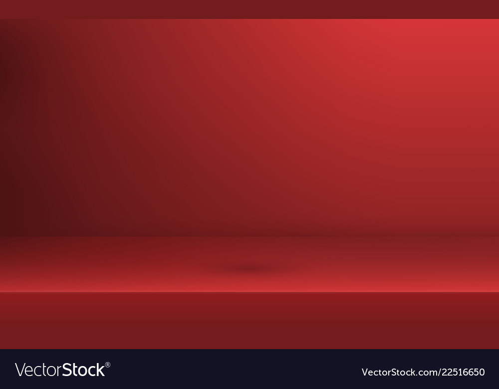 Empty color shelve with shadow vector image Empty color shelve with shadow