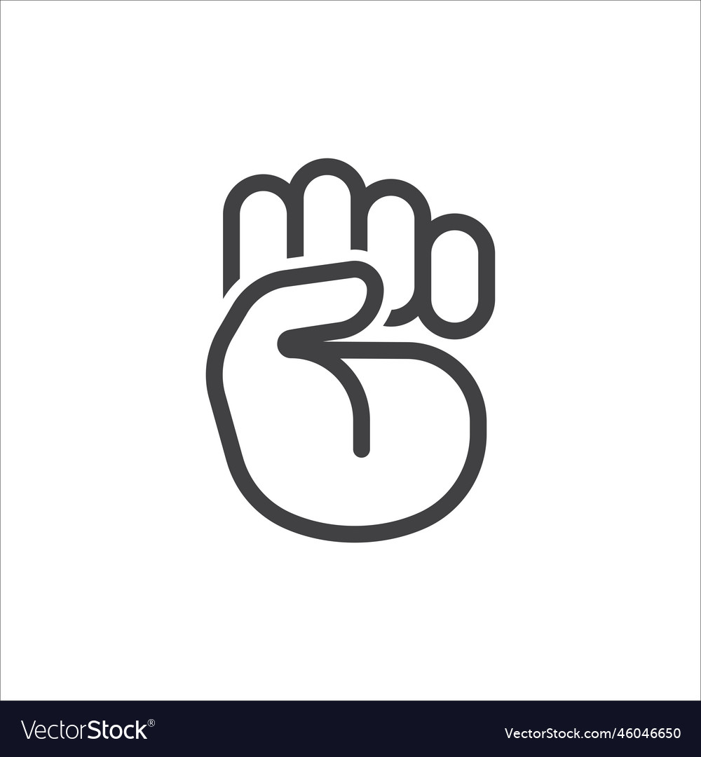 Hand gesture icon