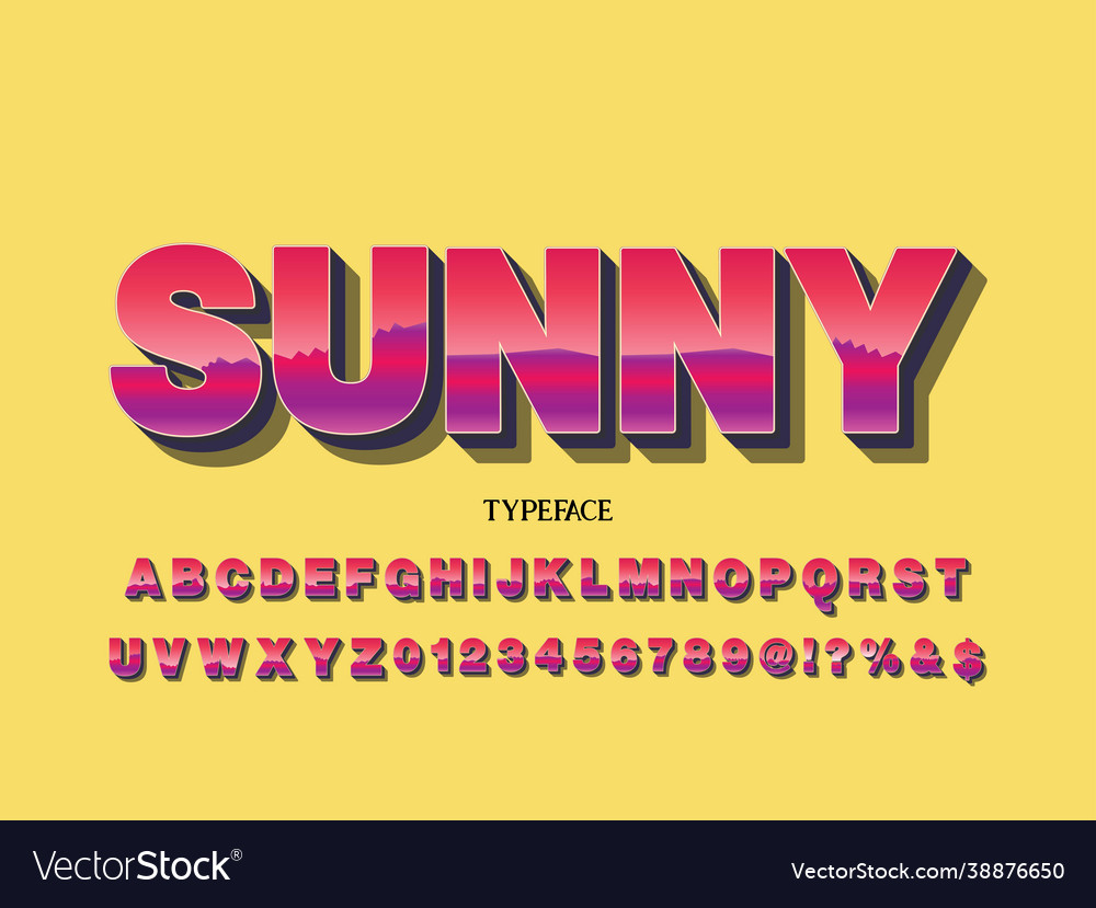 Retro font alphabet letters and numbers red style Vector Image Retro font alphabet letters and numbers red style