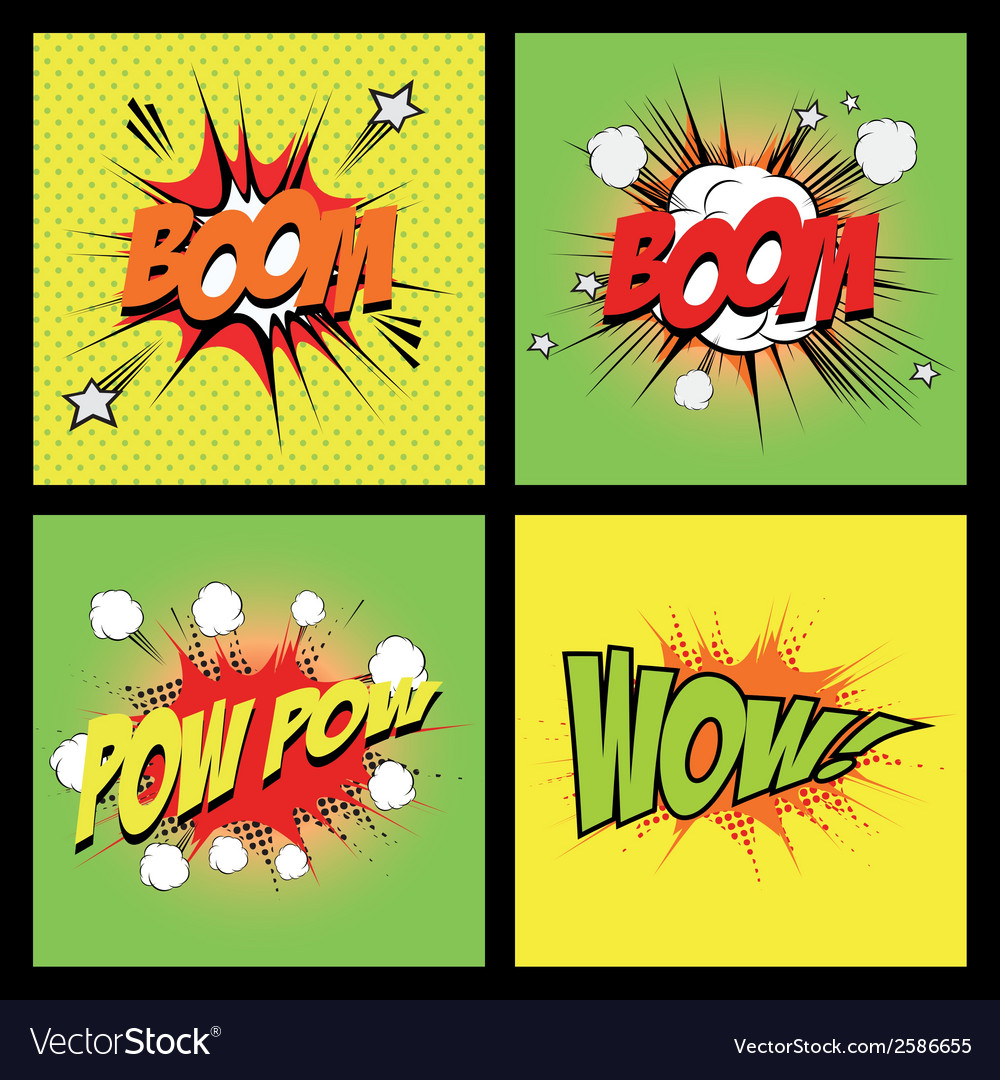 Abstract pop art objects on a special background