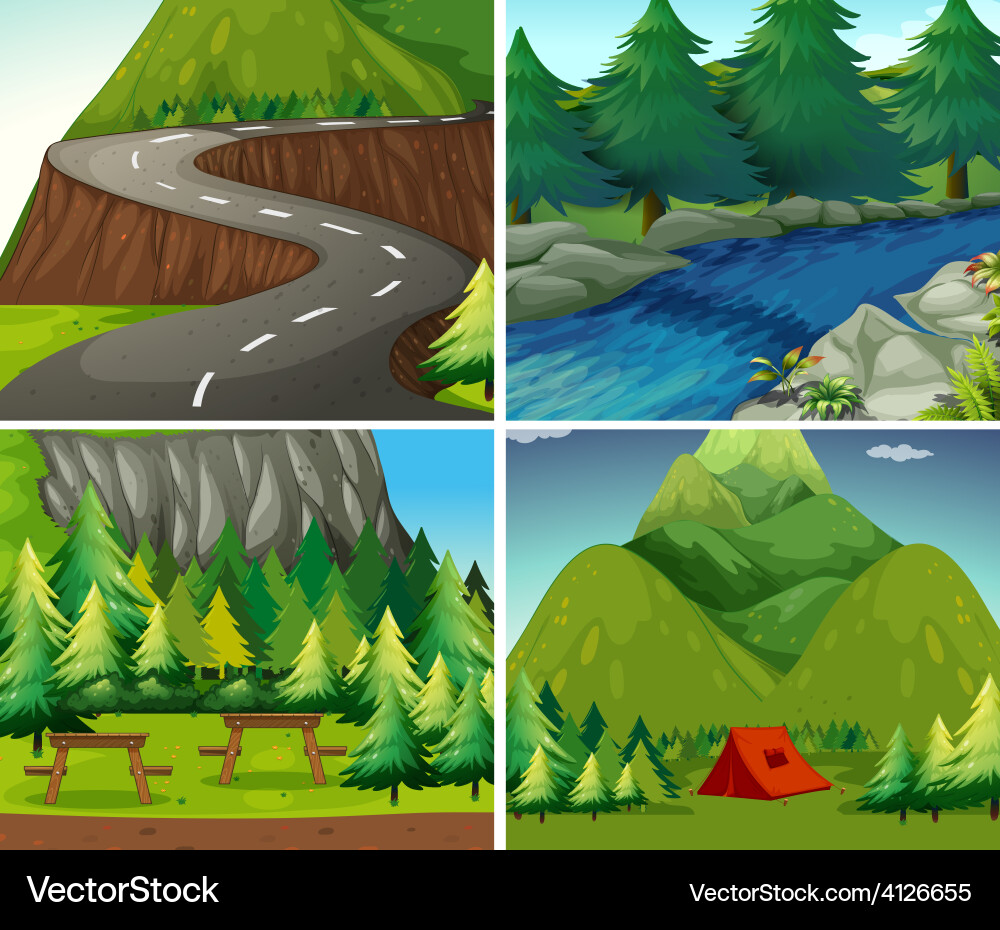 Camping Royalty Free Vector Image - VectorStock