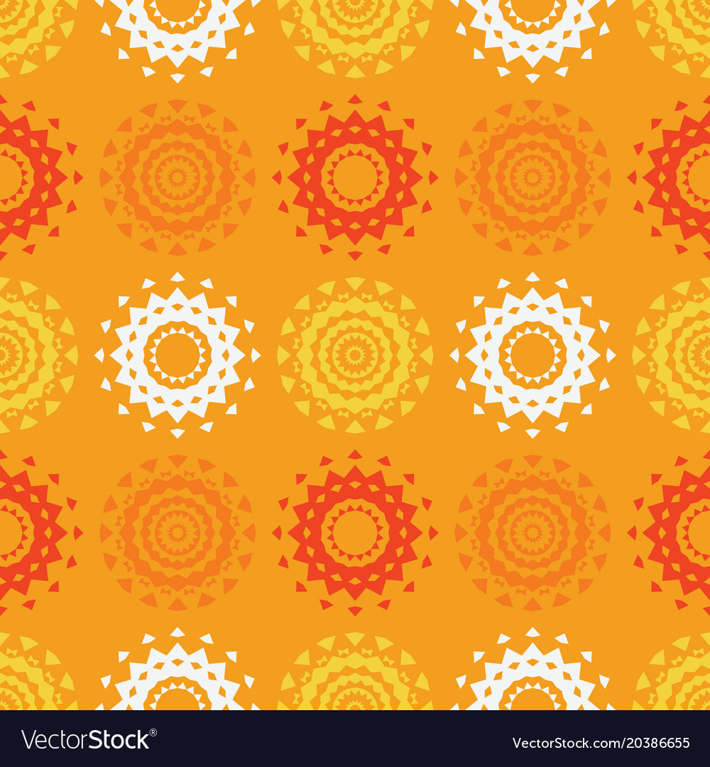 Circle symmetry different seamless pattern