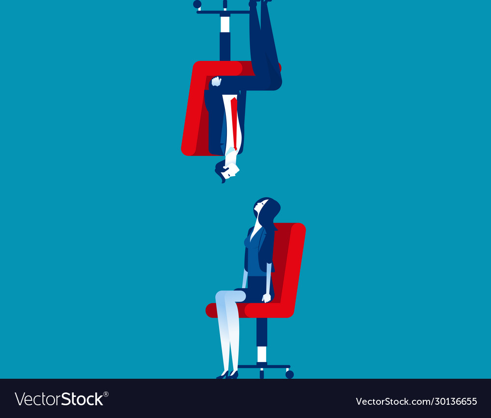 Differences between human concept business person Vector Image