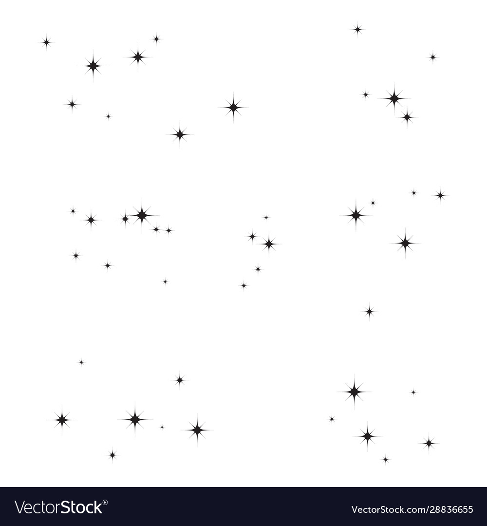 Fireworks star is a random source flow set vector image Fireworks star is a random source flow set