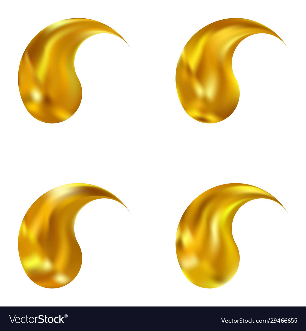 Gradient background in form a shape vector image Gradient background in form a shape