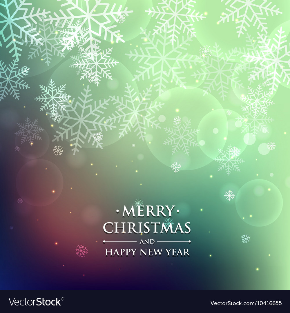 Merry christmas snowflake background