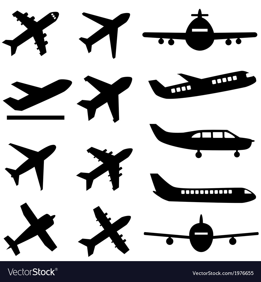 Plane Icon Set