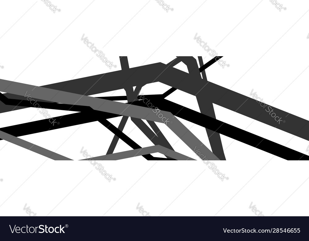 Random wavy zig-zag lines abstract art texture
