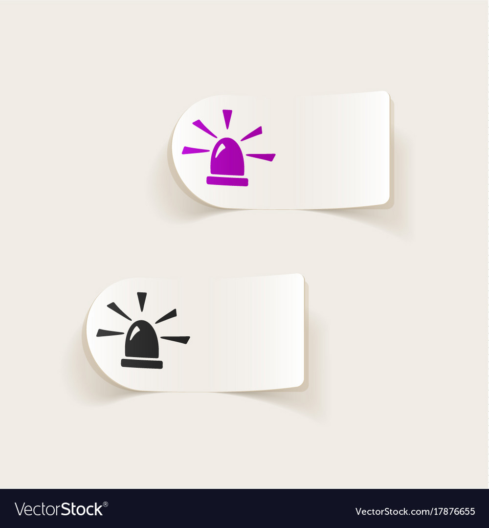 Realistic design element flasher