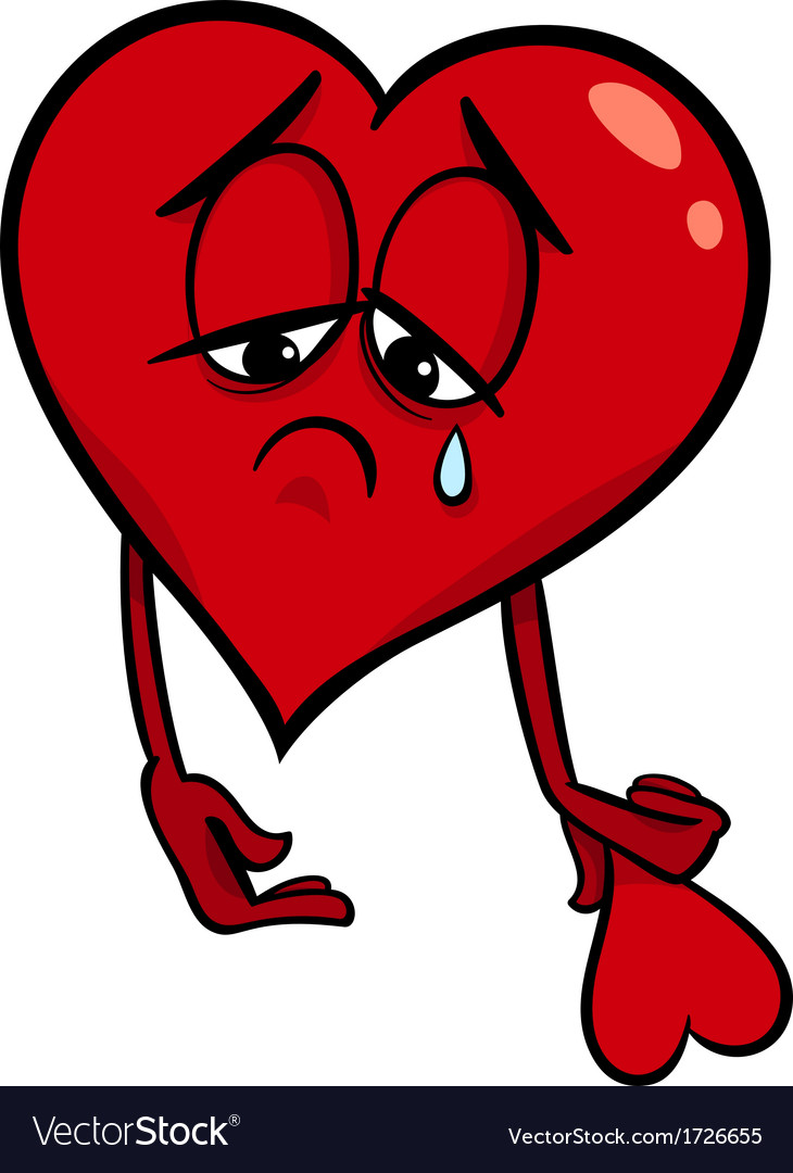 Heart Broken Depression Heartbroken Cartoon Characters