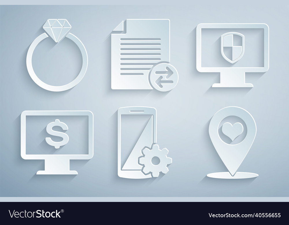 Set setting on smartphone monitor and shield