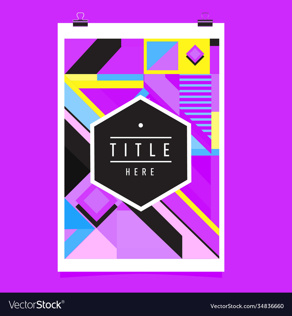 Abstract colorful geometric pattern background