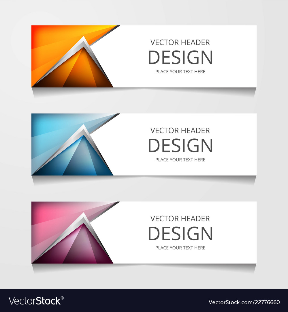 Abstract web banner design background or header
