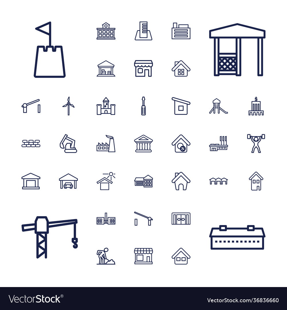 Building icons