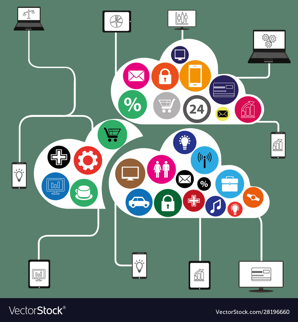 Conceptual picture cloud app