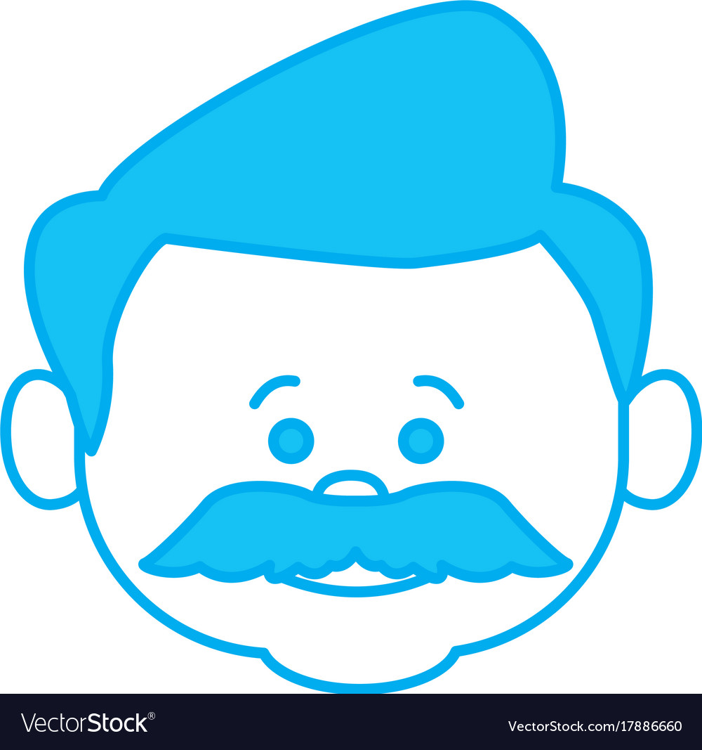 Cute grandfather cartoon Royalty Free Vector Image