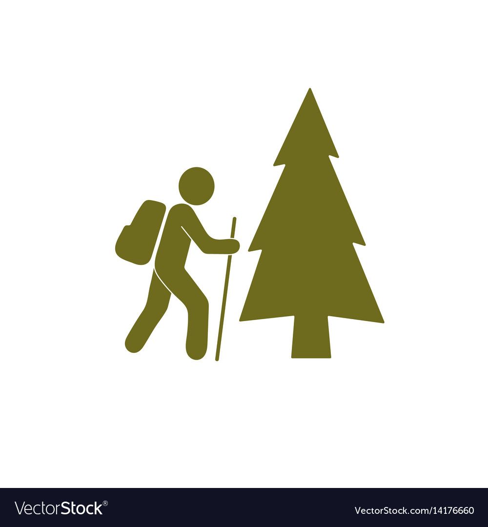 Hiking icon