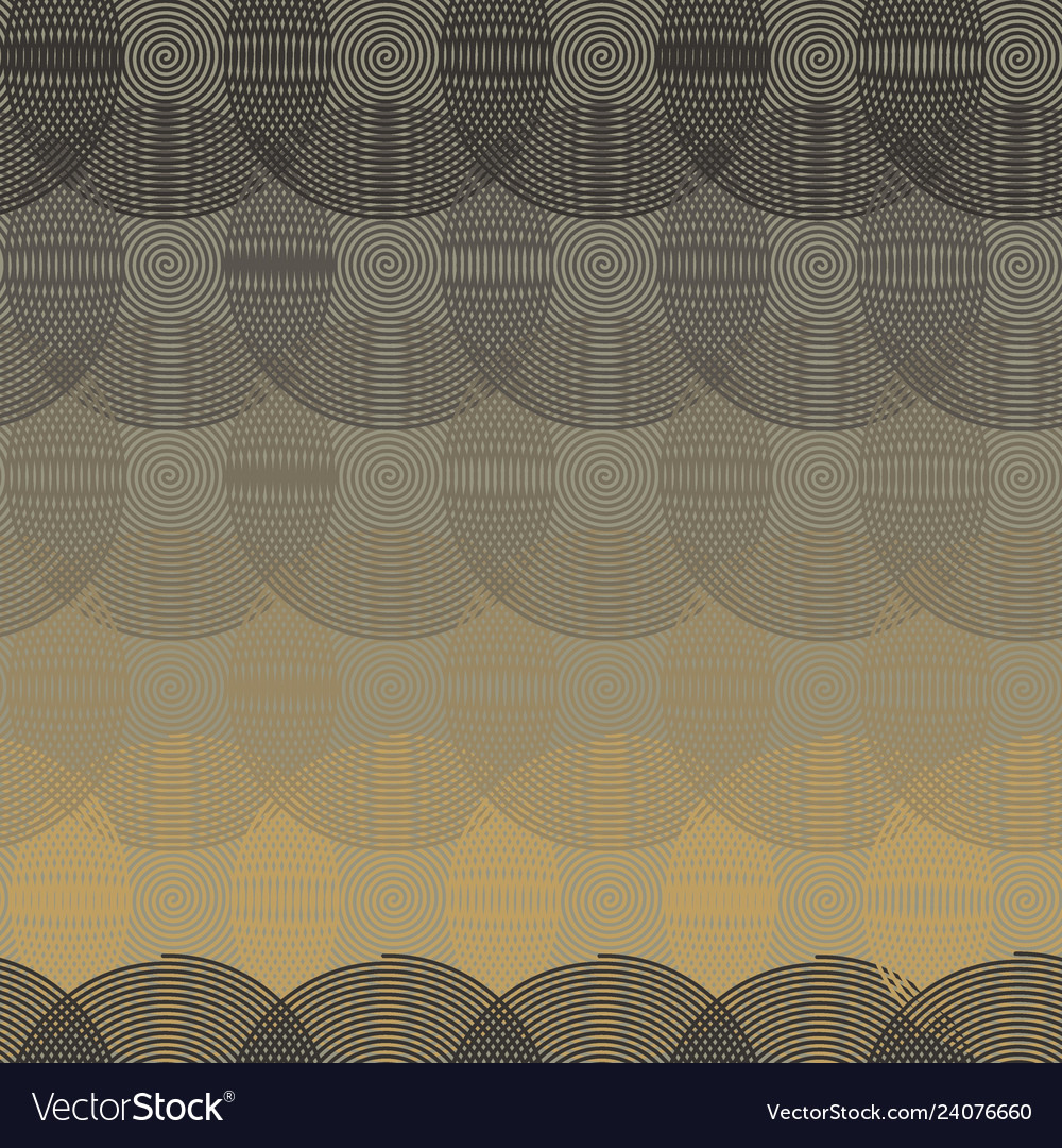 Intersecting circular spiral