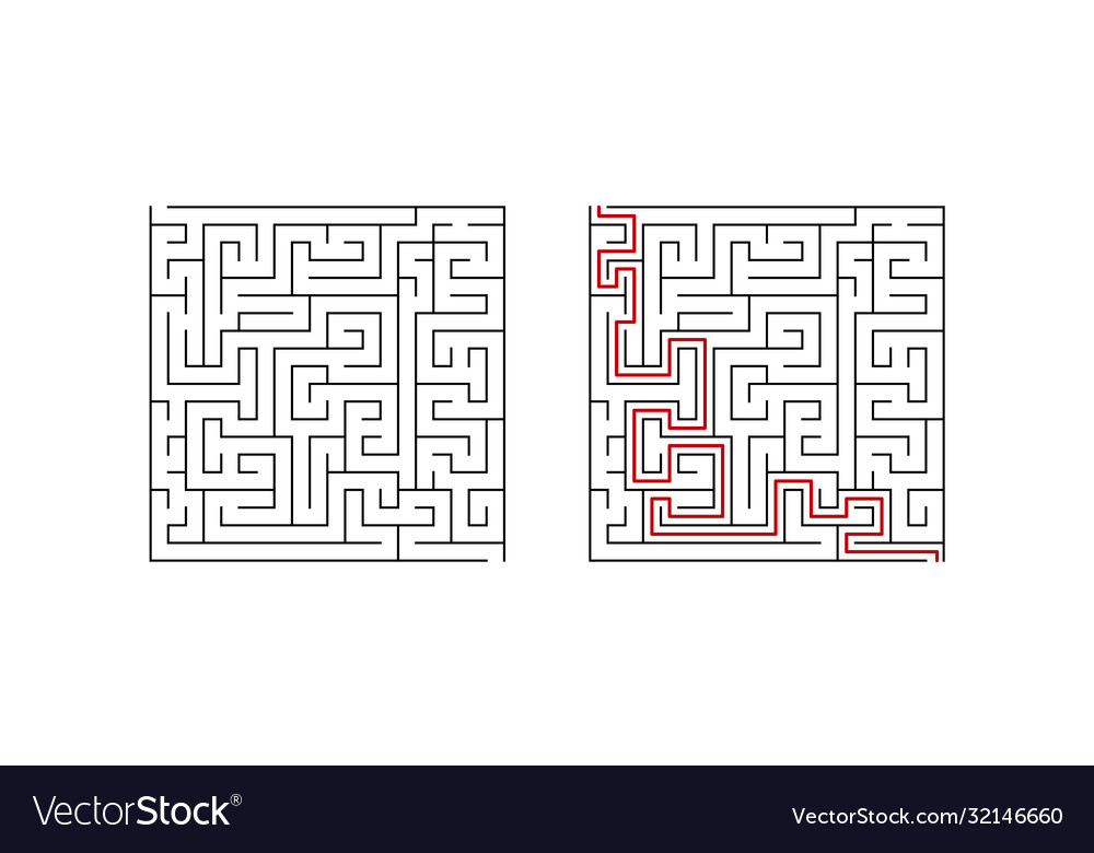 Labyrinth maze game for children