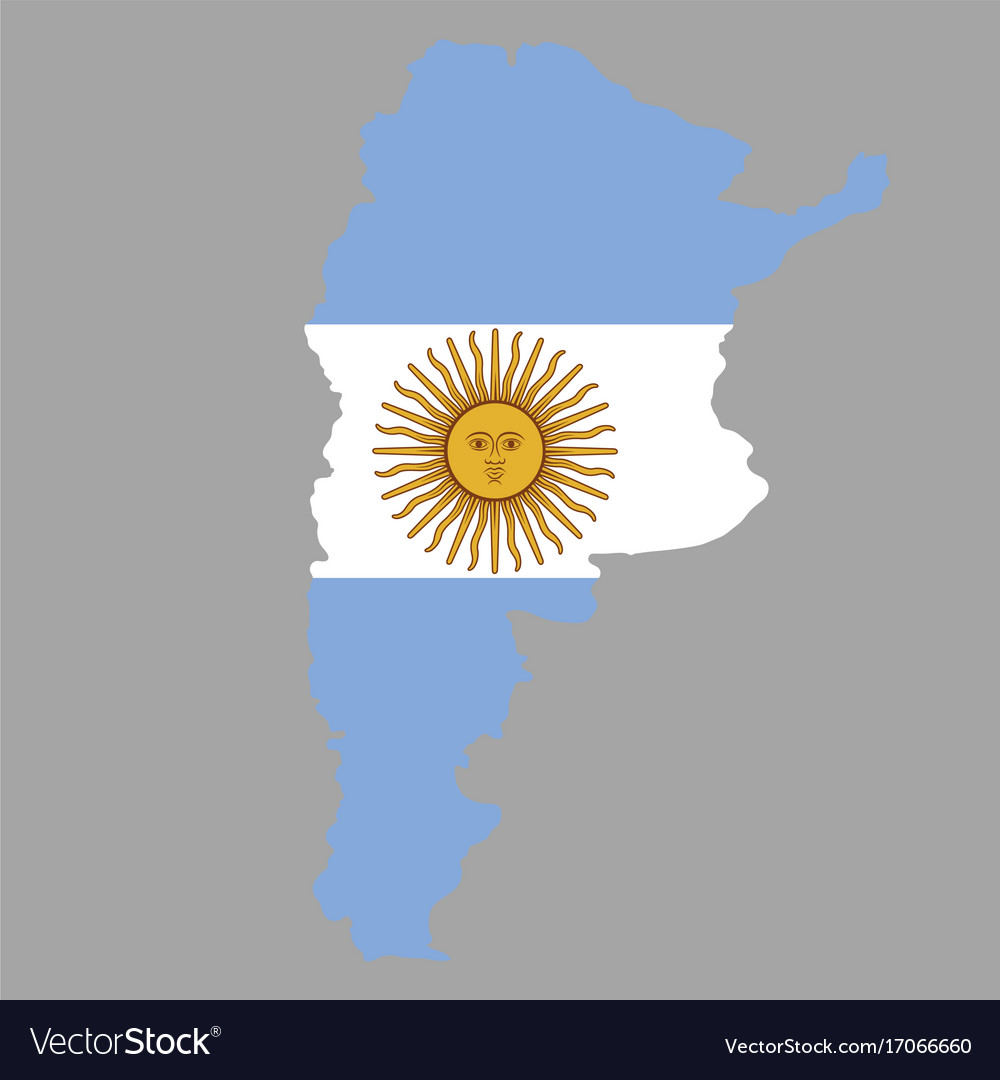 Map with flag