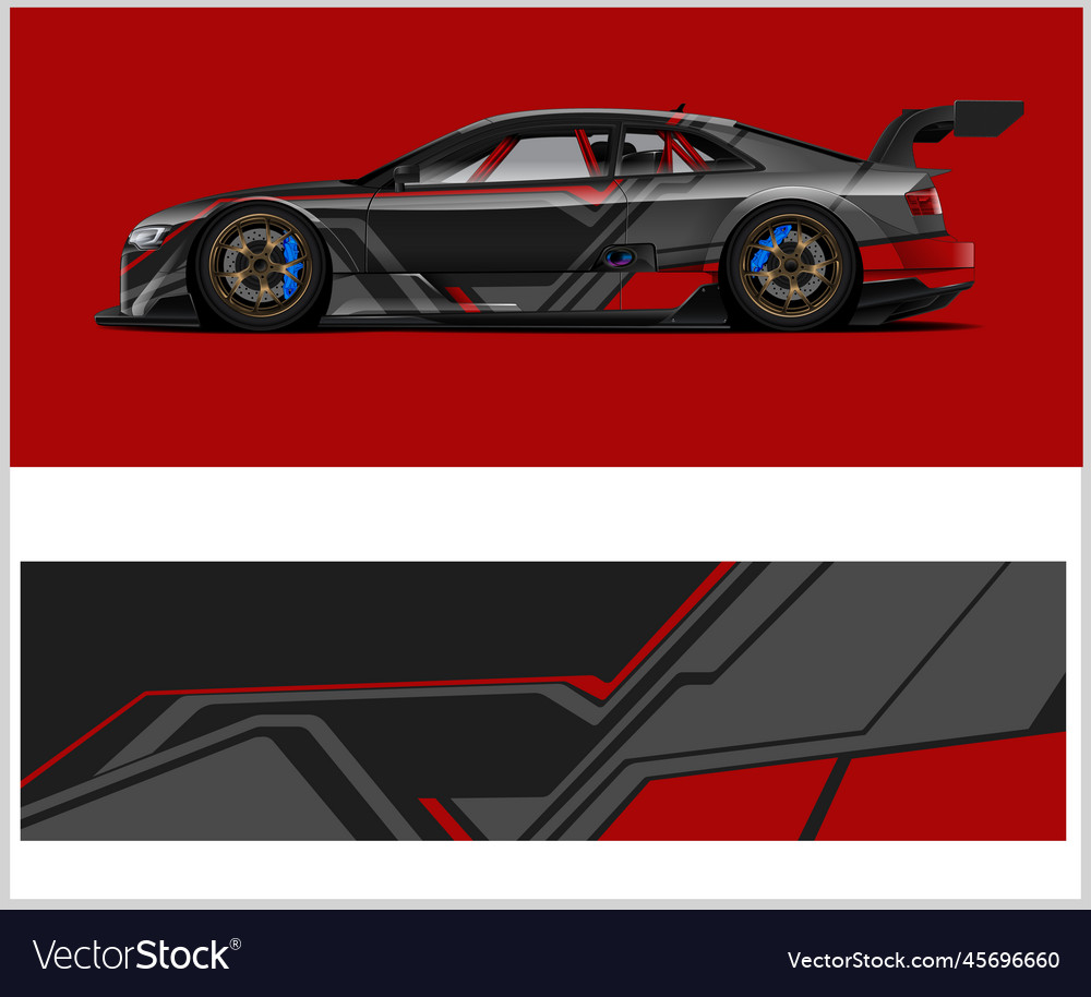 Modern Car Wrap Pattern