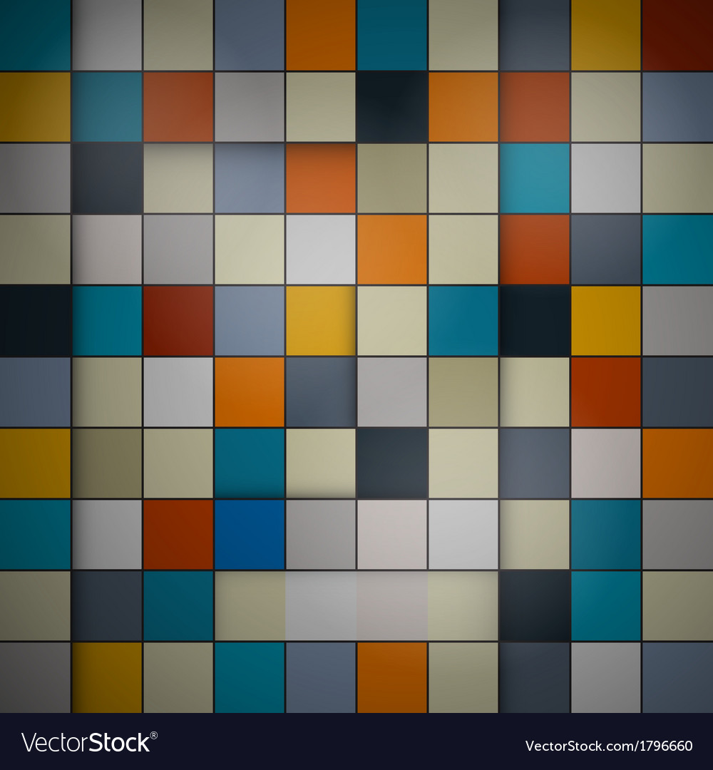 Retro Square Pattern