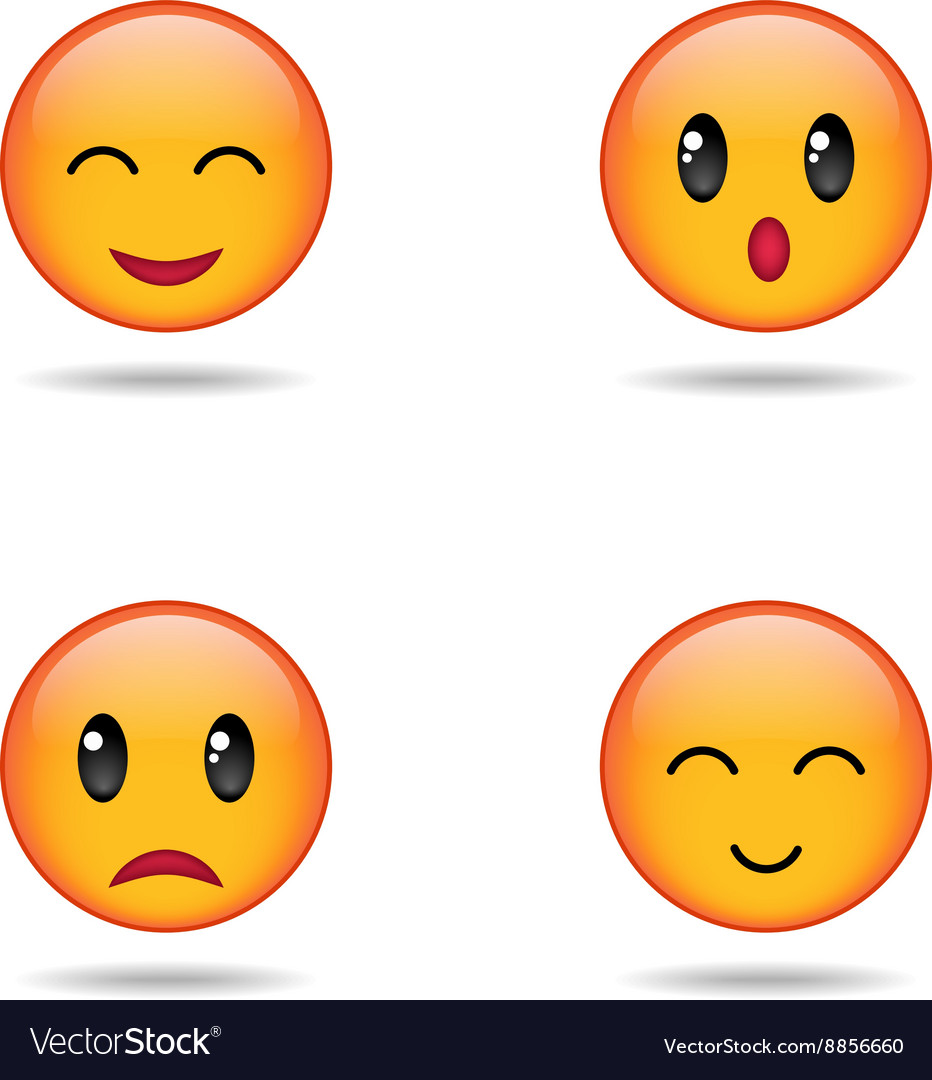 Set of emoji