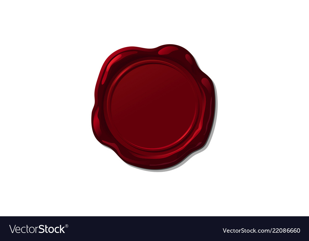 Wax seal stamp shape