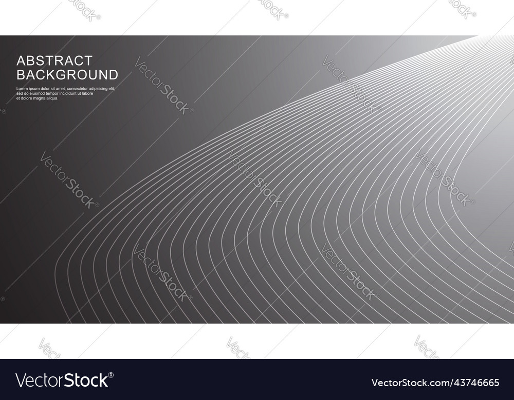 Abstract background with dynamic flowing lines