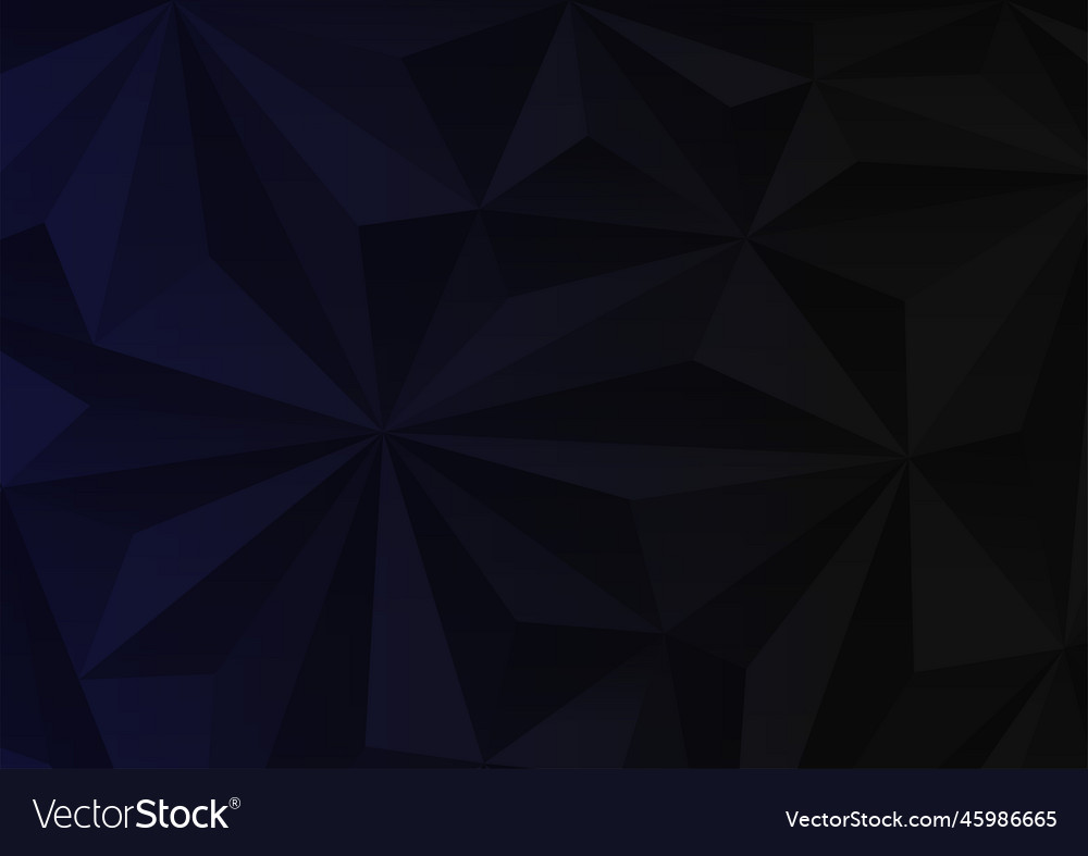 Abstract low poly dark background with triangle vector image Abstract low poly dark background with triangle