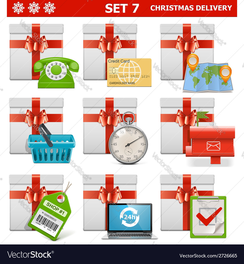 Delivery set. Christmas delivery схема.