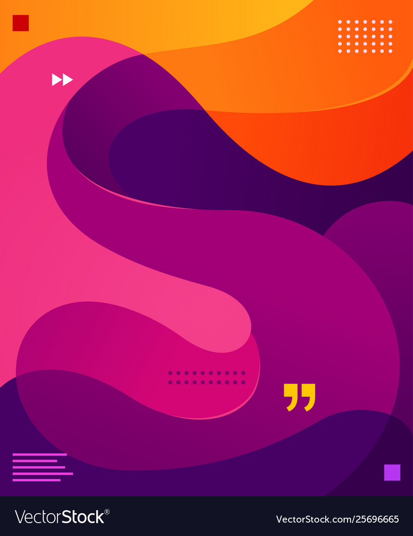 Colorful fluid background graphic element