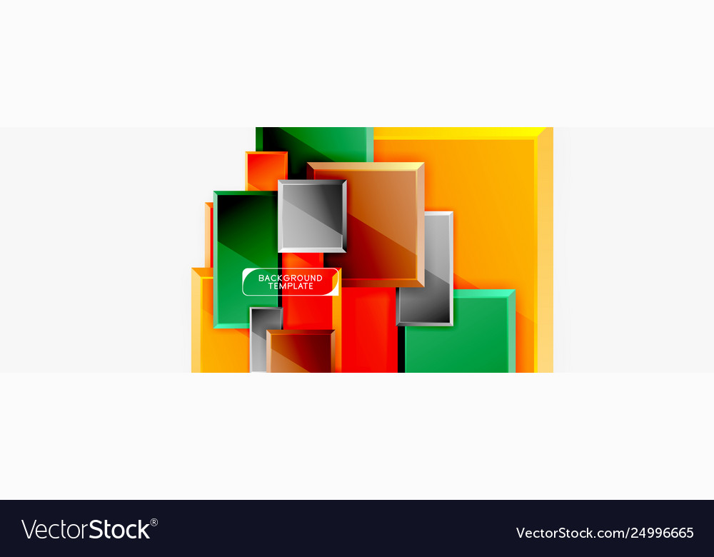 Minimal square banner abstract background Vector Image Minimal square banner abstract background