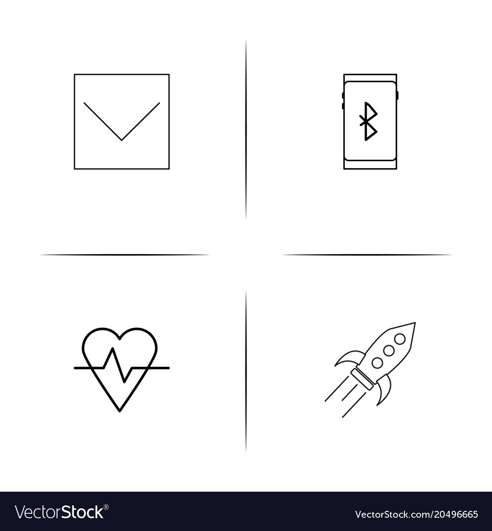 Web und Text einfache lineare Symbole gesetzt umrissen