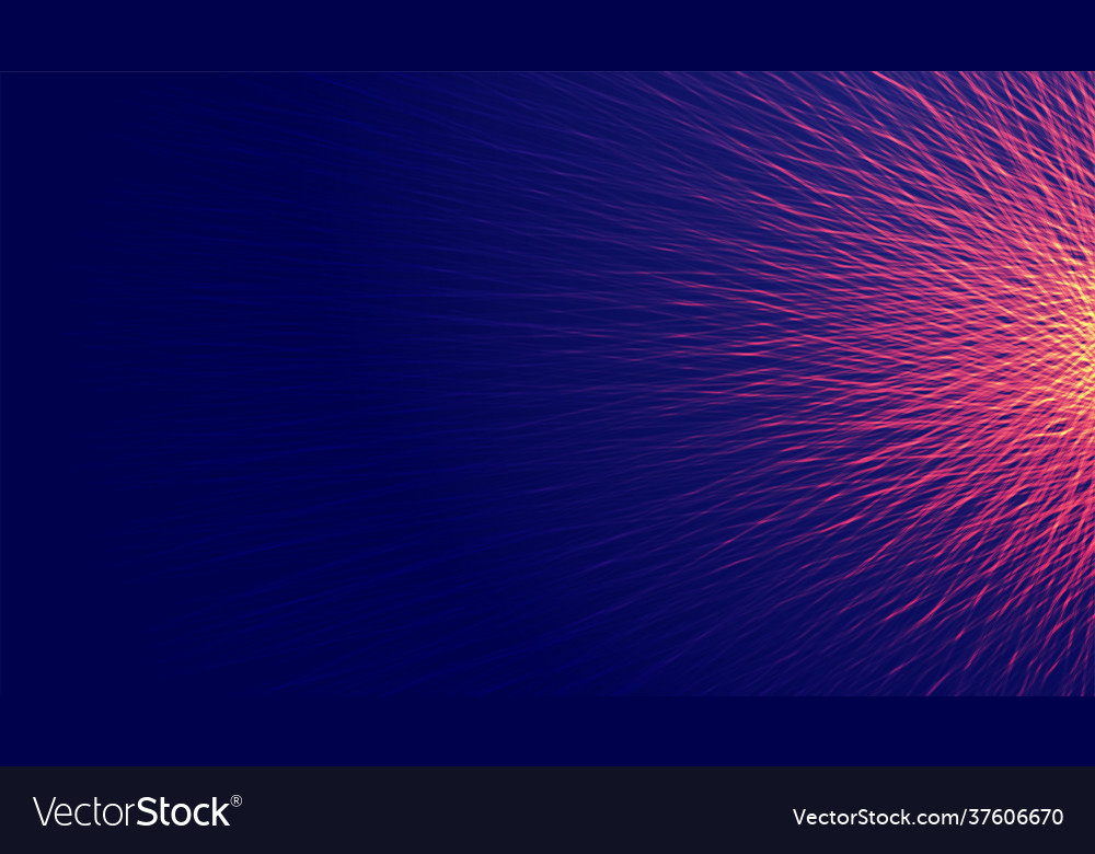 Abstract glowing lines visualization concept