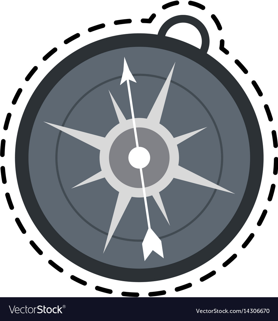 Analog compass icon image
