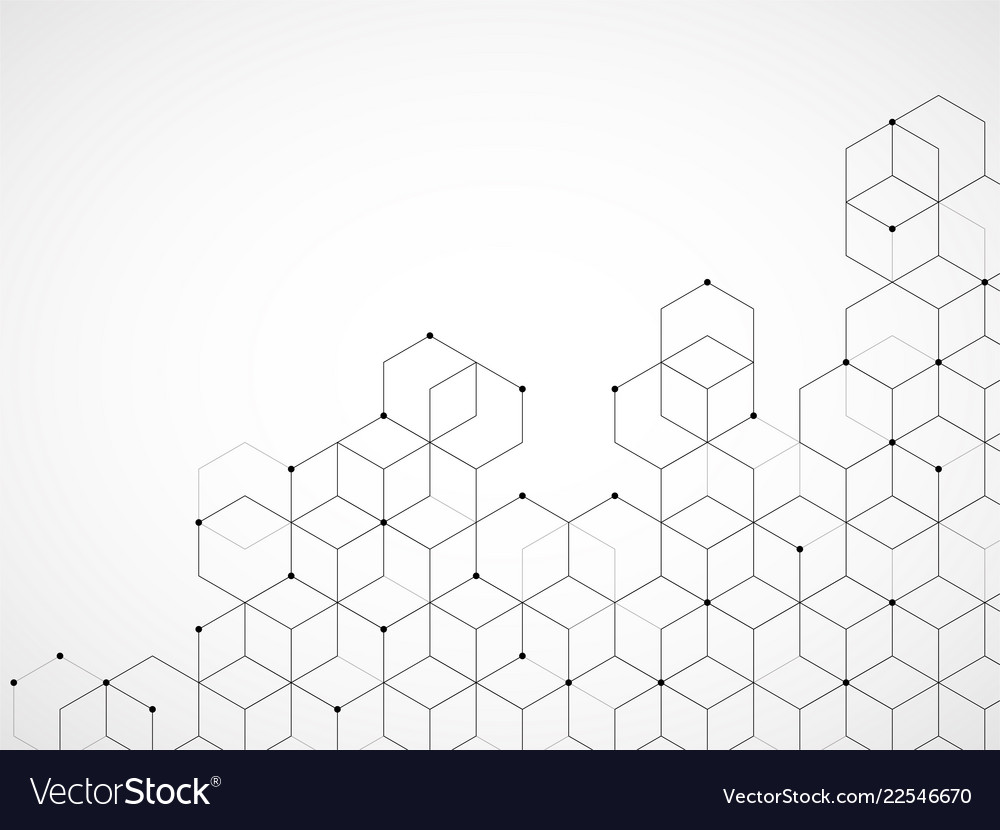 Geometric Cube Pattern Background