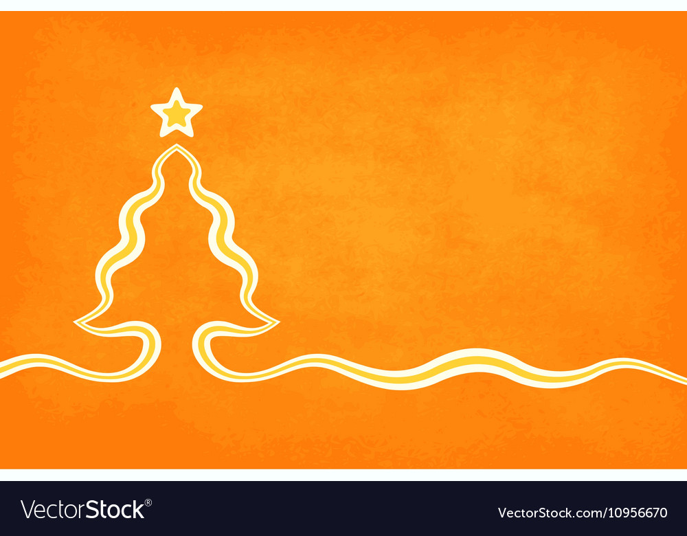 Golden Christmas Ribbon Tree