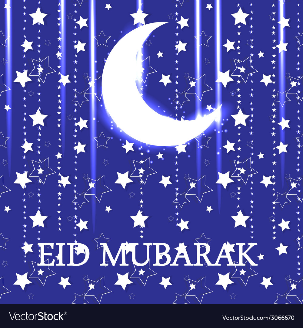 Moon background for muslim community festival