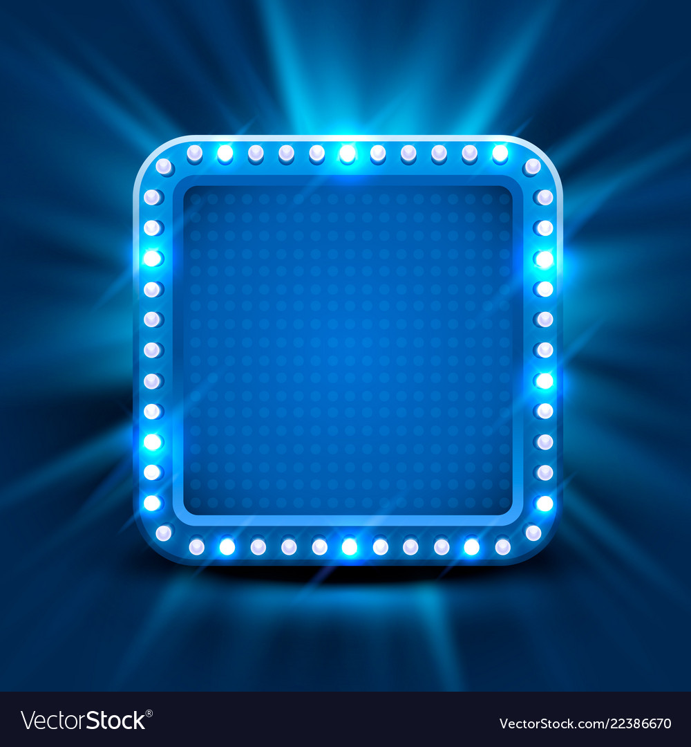 Neon Circle Frame Sign