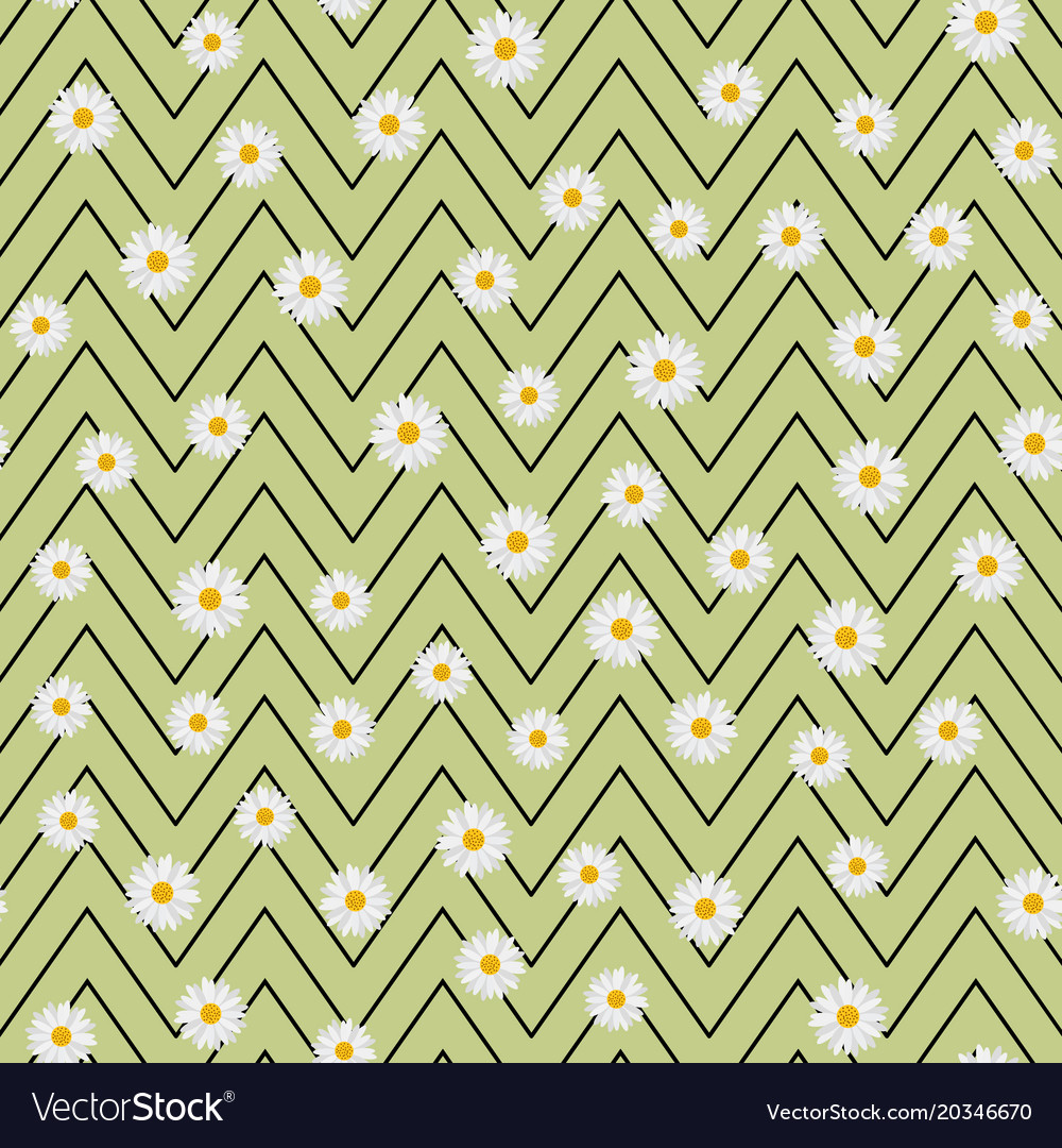 Seamless pattern with zig zag lines