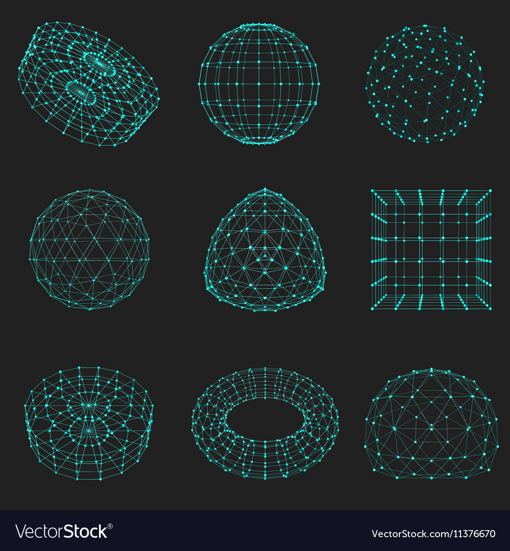 Wireframe Geometric Elements