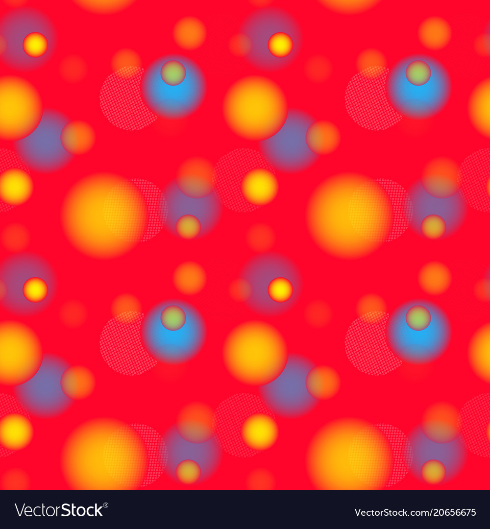 3d depth spheres seamless pattern