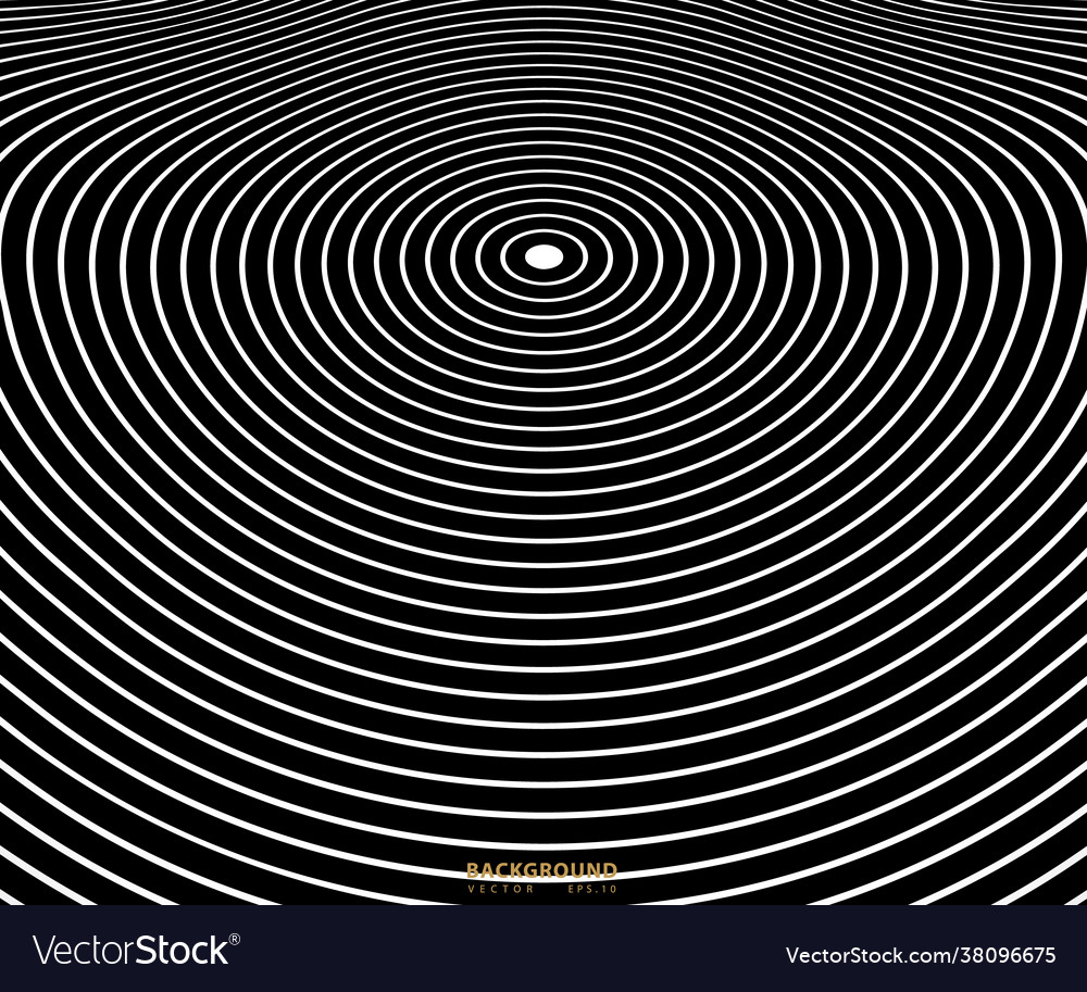 Abstract Circular Wave Pattern