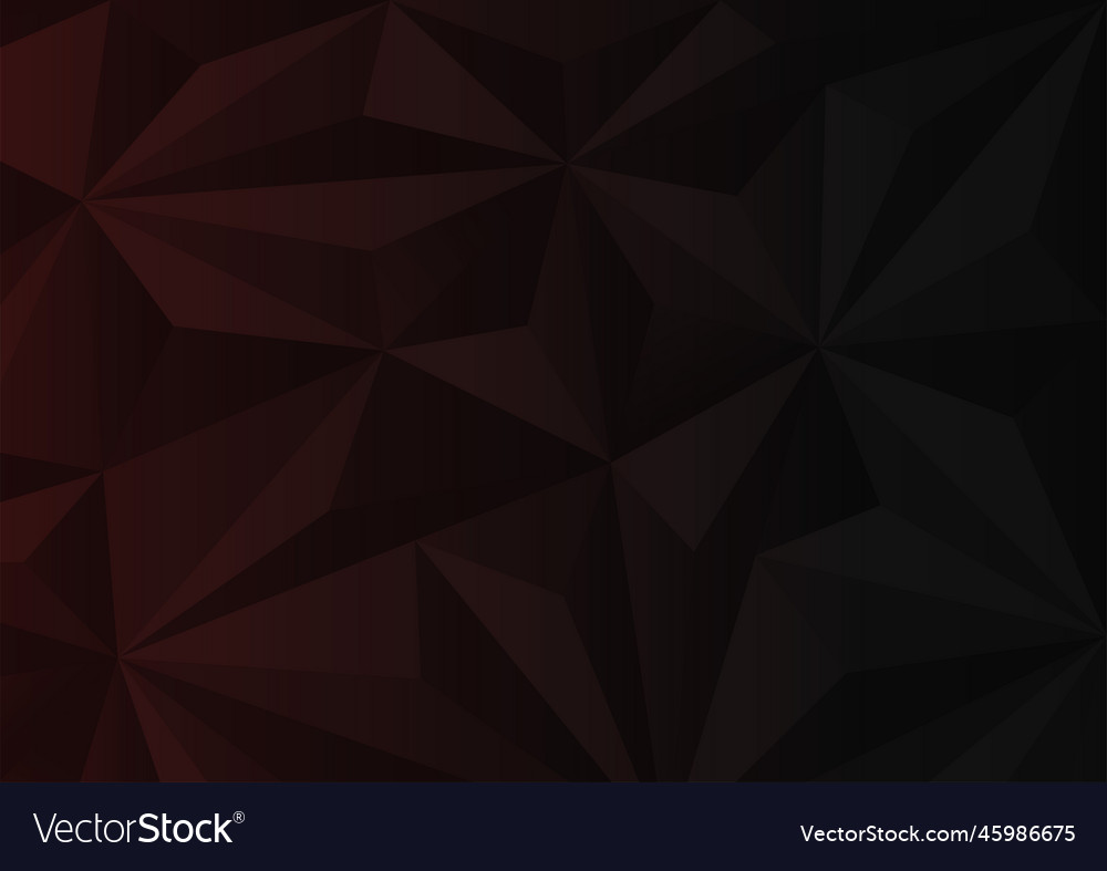 Abstract low poly dark background with triangle vector image Abstract low poly dark background with triangle