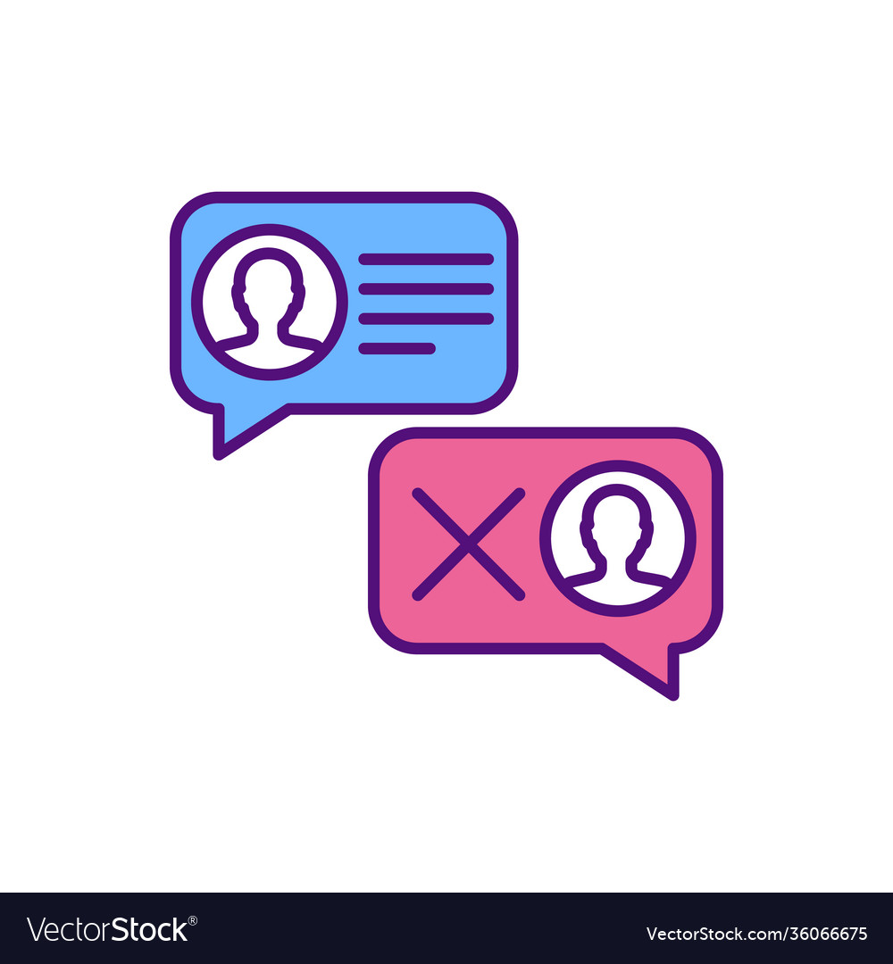 Assignments and discussion board rgb color icon vector image Assignments and discussion board rgb color icon
