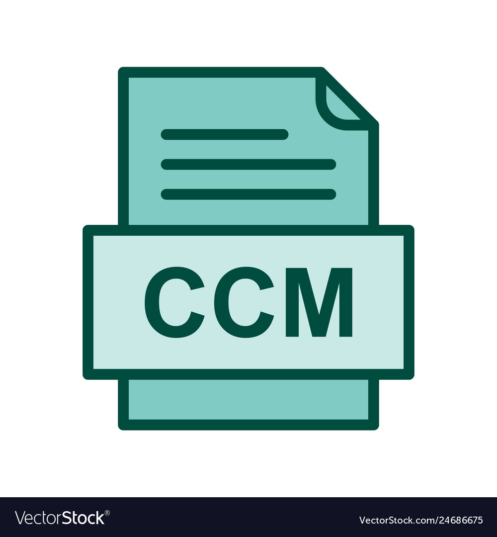 Ccm file document icon