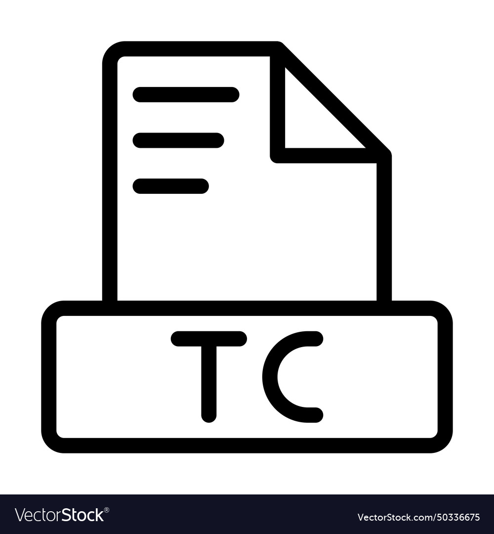 Clipping text file icon outline extension vector image Clipping text file icon outline extension