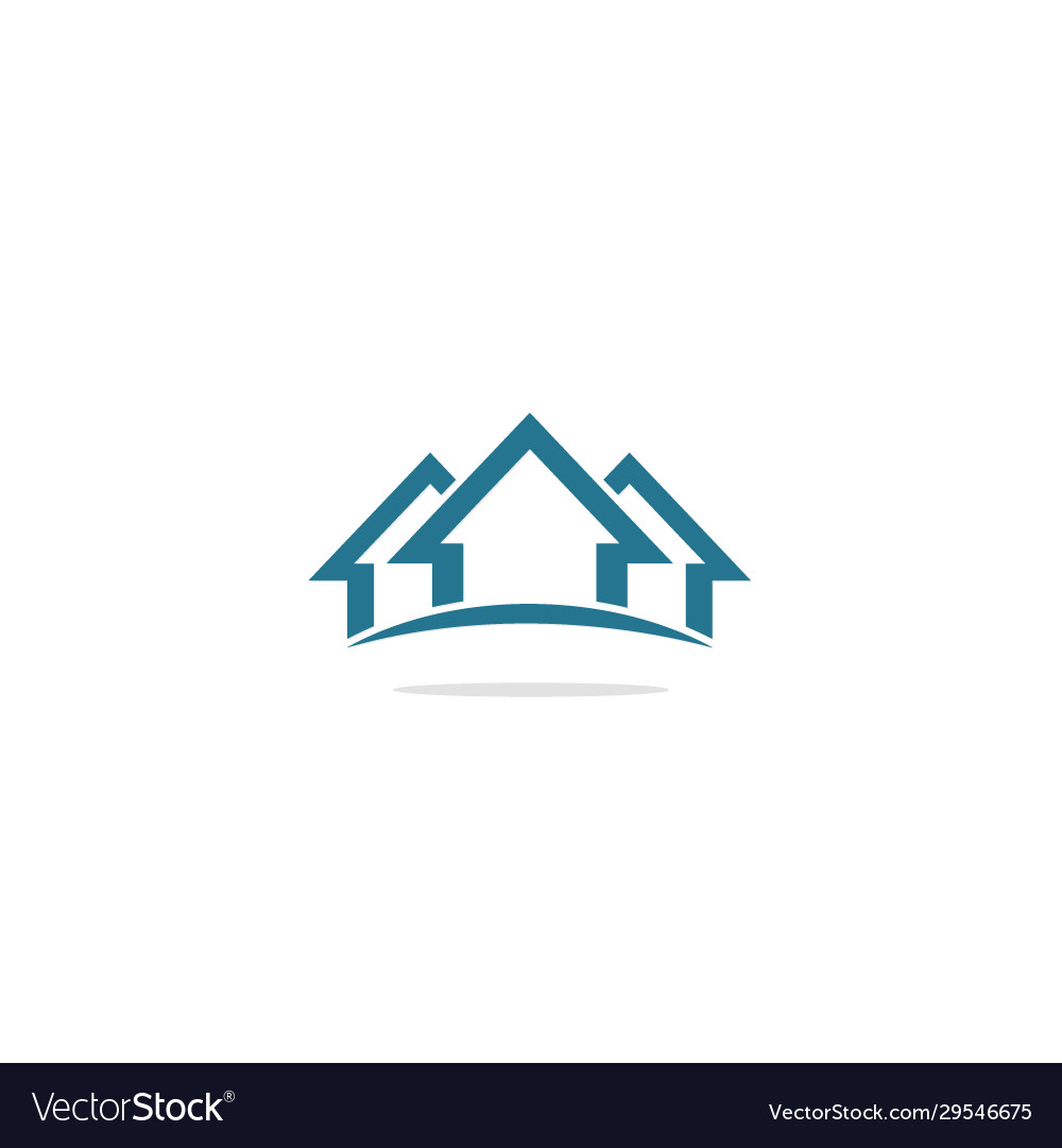 Home Realty Arrow Business Logo Royalty Free Vector Image