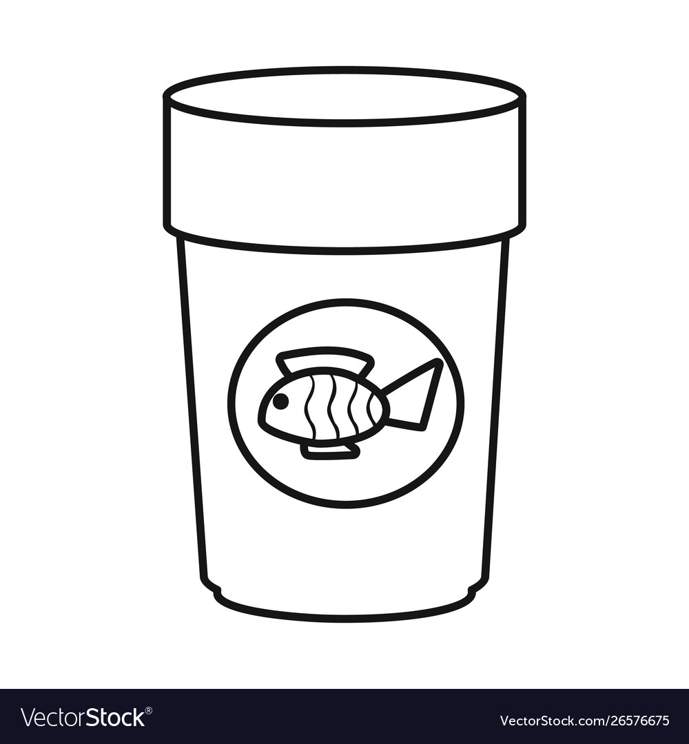 Isolated object food and box symbol collection
